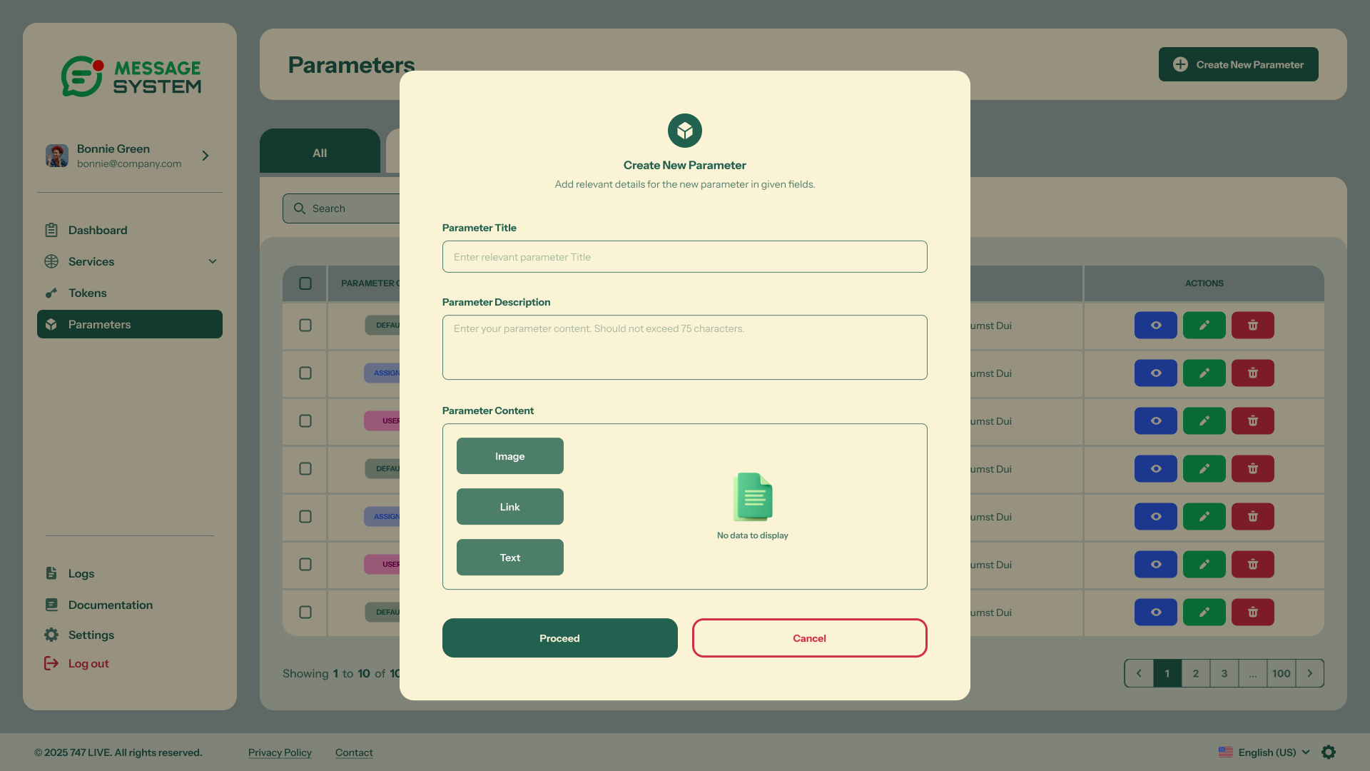Parameter Builder